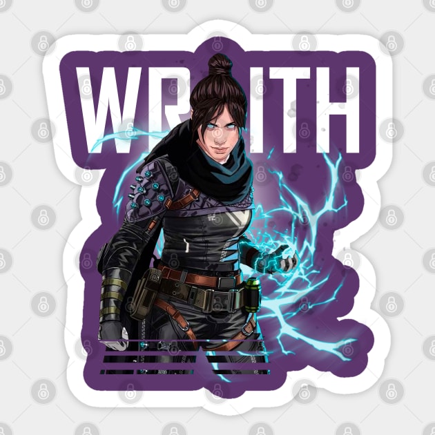 Apex Legends - Wraith Middle T-Shirt T-Shirt Sticker by trino21